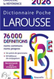 Dictionnaire Larousse poche 2026